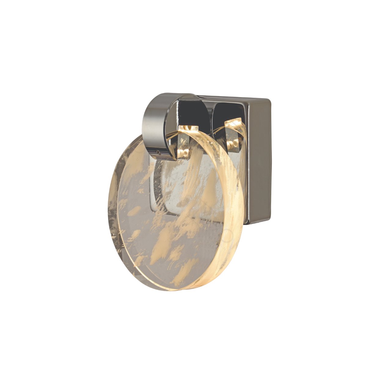 Arandela de Parede LED 13cm Metal e Cristal Cromado