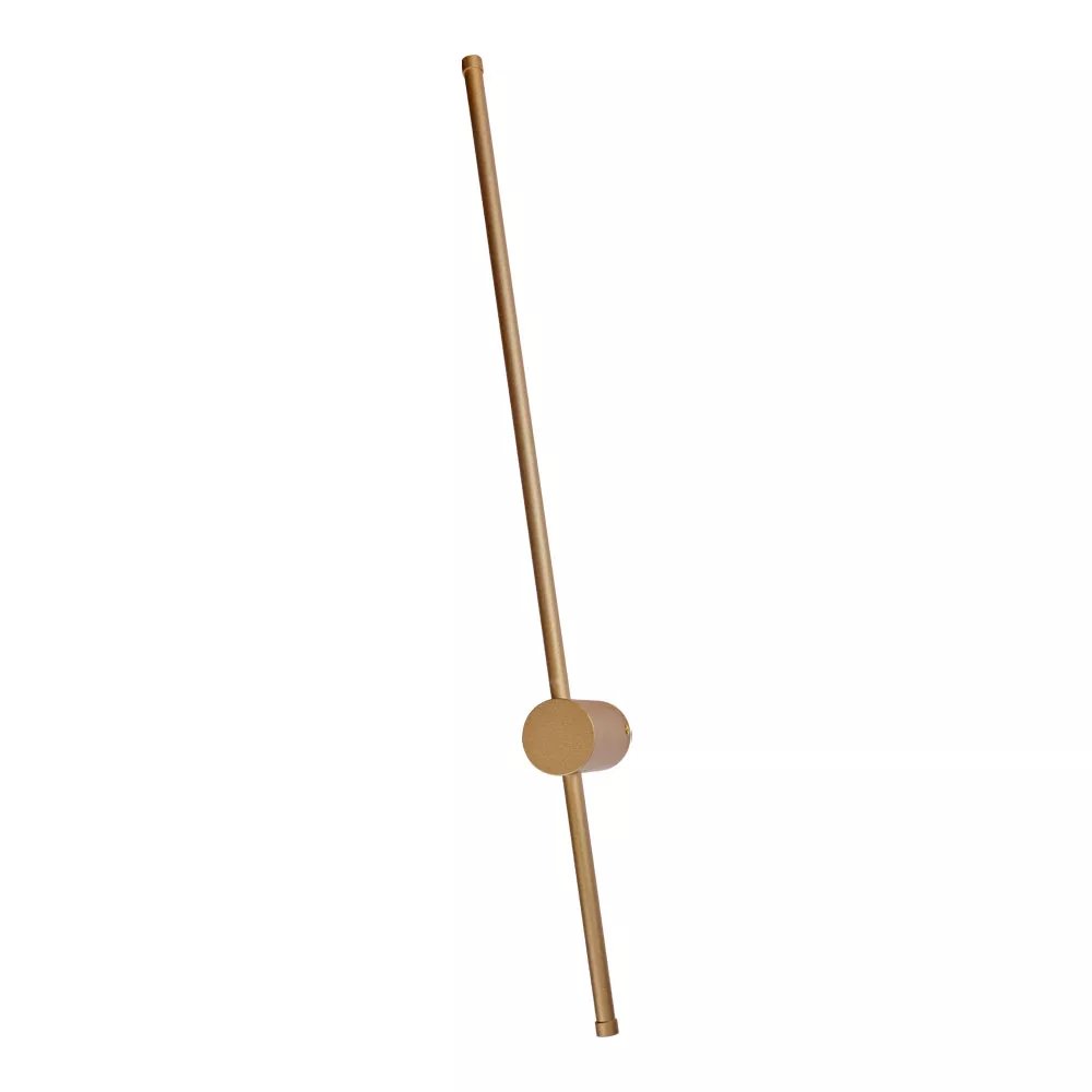 Arandela de Parede LED 60cm Metal e Silicone Dourado