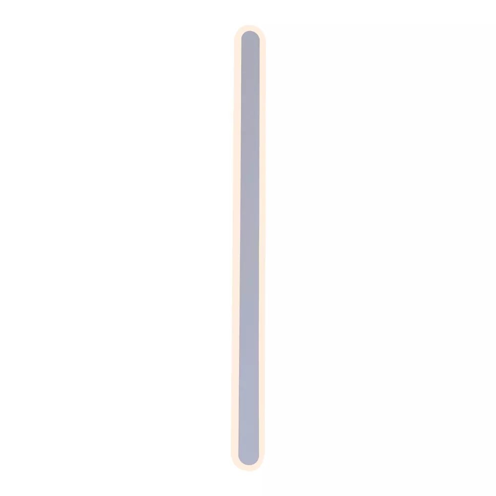 Arandela de Parede LED 80cm Metal e Acrílico Branco