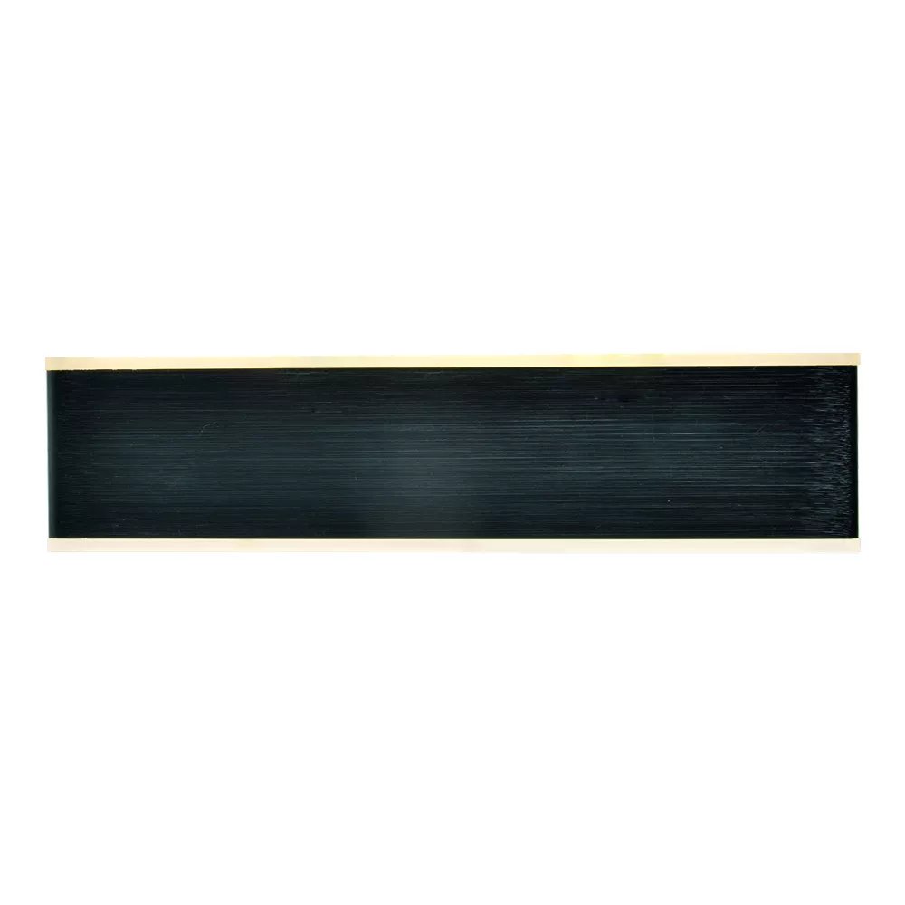 Arandela de Parede LED 7,5x31cm Metal e Acrílico Preto