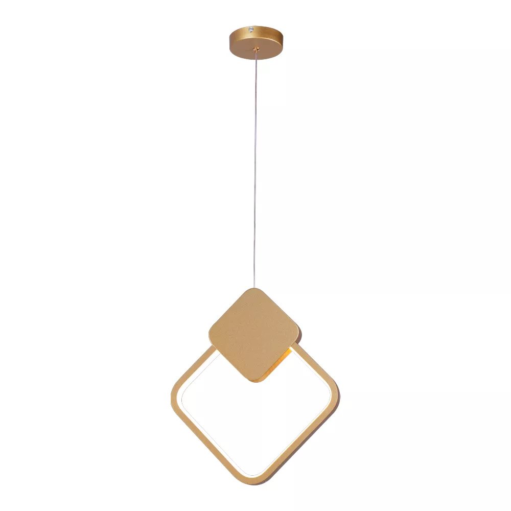 Pendente LED 29x25,3cm Metal Dourado