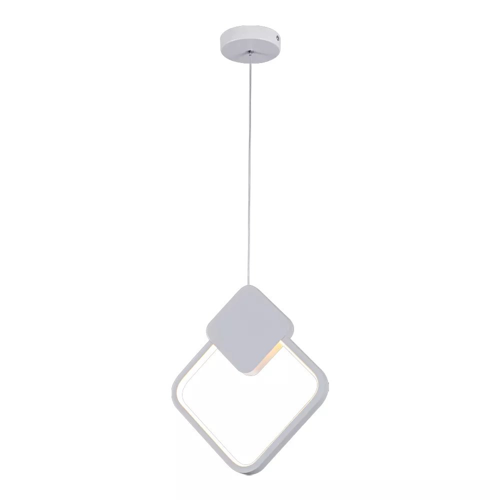Pendente LED 29x25,3cm Metal Branco