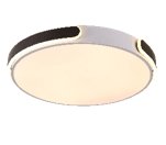PLAFON LED - KAPPA - 48W - 3000K - BRANCO E PRETO