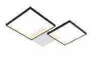 PLAFON LED - TALITA - 72W - 3000K - BRANCO E PRETO