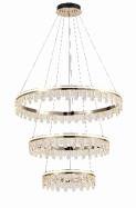 PENDENTE LED - ANKAA 40*60*80CM - 228W - 3000K - DOURADO BRILHO
