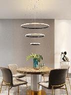 PENDENTE LED - MINTAKA - 59W - 3000K - PRETO