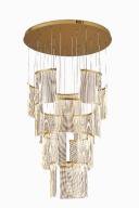PENDENTE LED - STARLIT 20*40*60*80CM - 85W - 3000K - DOURADO