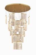 PENDENTE LED - STARLIT 20*40*60*80*100CM - 115W - 3000K - DOURADO