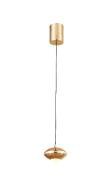 PENDENTE LED - INTERCRUS - 8W - 3000K - DOURADO BRILHO