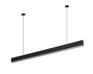 PENDENTE LED - DIFUSOR SELEN - 45W - 3000K - PRETO