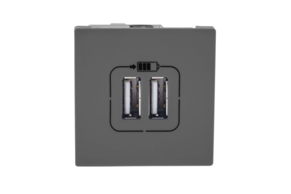 Carregador 2X USB 3000Ma 2M Cinza - Pial Plus+