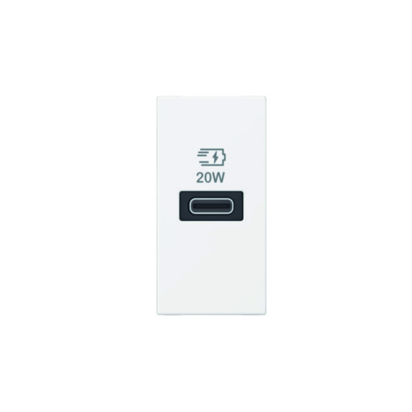 CarregadorUSB X1 C 20W Pd 1M - Arteor Branca