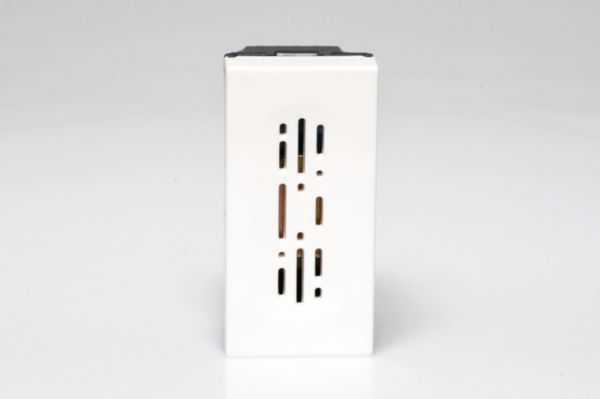 Campainha Cigarra 220V 1M Quadrado Branca Arteor