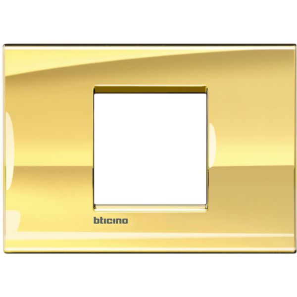 Placa Quadrada 2 Postos Central 4X2 - Oro Freddo