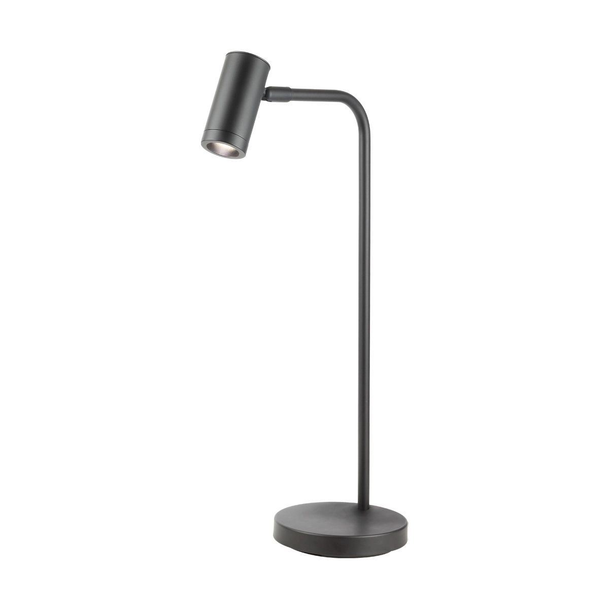 Luminaria De Mesa Aluminio Preto Foco
