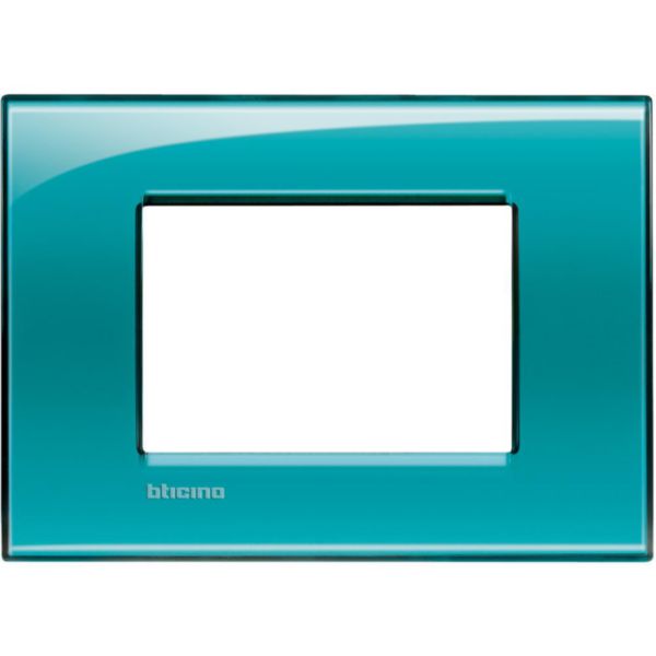 Placa Quadrada 3 Postos 4X2 - Verde