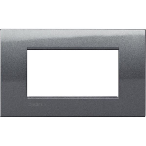 Placa Quadrada 4 Postos 5X2 - Acciaio