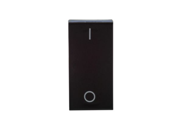 Interruptor Bipolar Simples 10A 250V 1M Preta - Pial Plus+