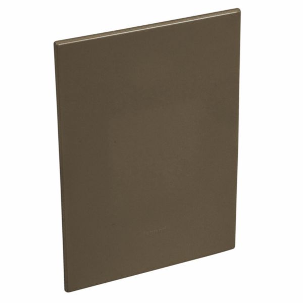 Placa Cega 4X2 Dark Bronze Arteor