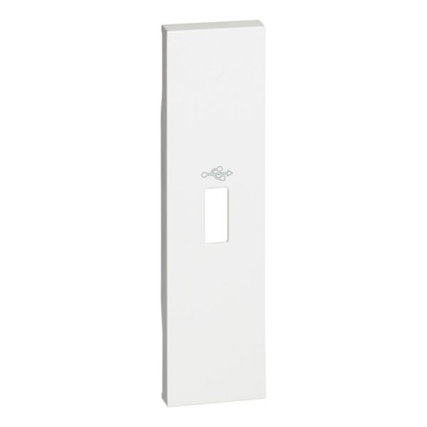 Tampa Para Tomada Dados USB 1M White - Living Now