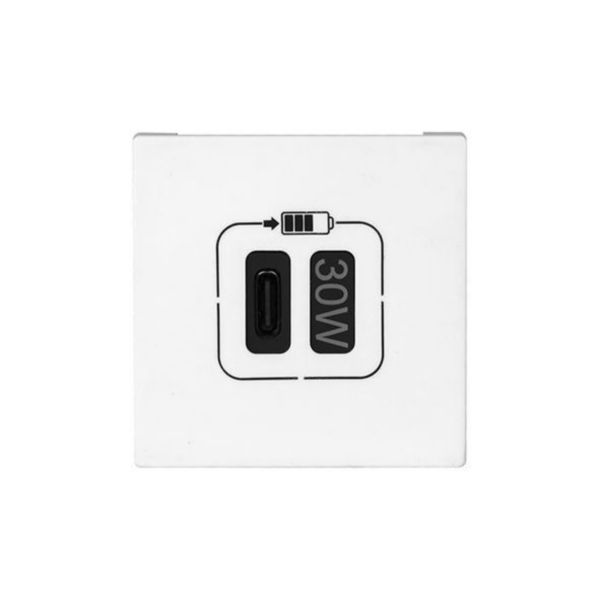 Carregador USB Tipo C Pd 3A 30W 2M Branca - Pial Plus+
