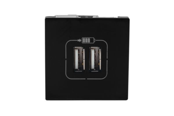 Carregador 2X USB 3000Ma 2M Preta - Pial Plus+