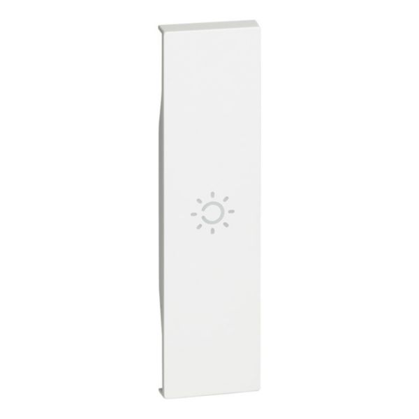 Tampa Para Interruptor Simbolo Luz 1M White - Living Now