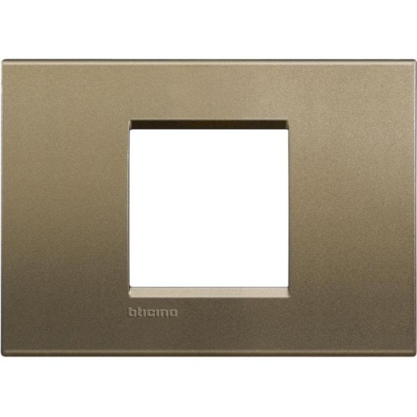 Placa Quadrada 2 Postos Central 4X2 - Square