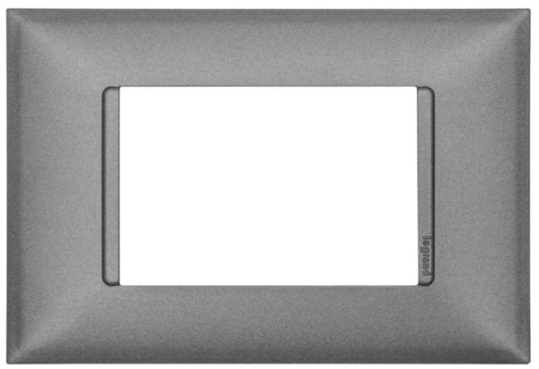 Placa 3 Postos 4X2 Aluminio - Pial Plus+