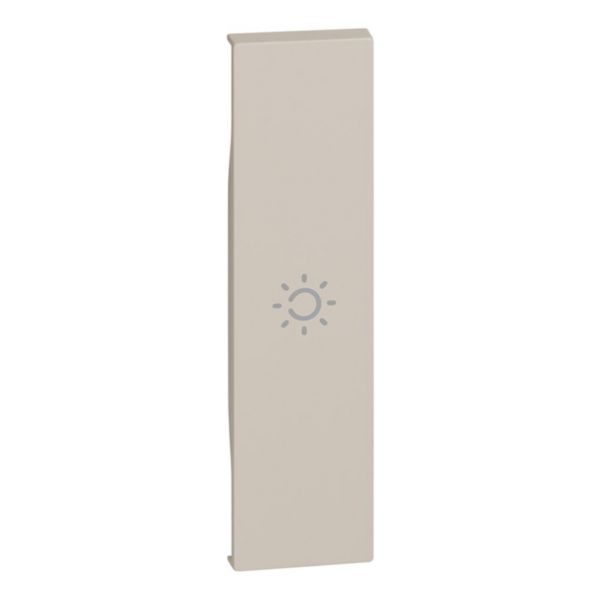 Tampa Para Interruptor Simbolo Luz 1M Sand - Living Now