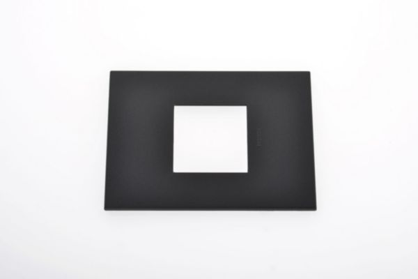 Placa 2 Postos 4X2 Quadrados Graphite Arteor
