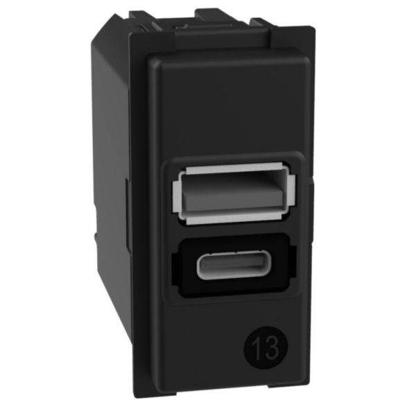 Carregador USB X2 A+C 3A 15W 1M Neutro - Living Now