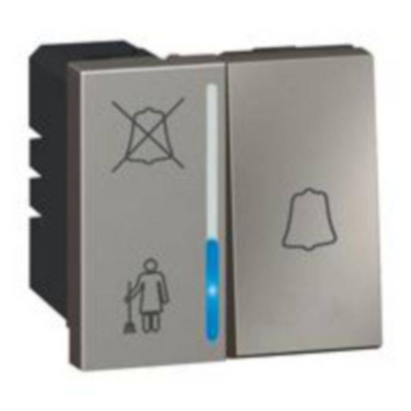 Indicador Luminoso + Campainha 2M Quadrado Magnesio Arteor