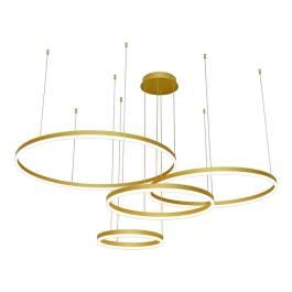 Conjunto de Pendentes LED Redondo Quádruplo
