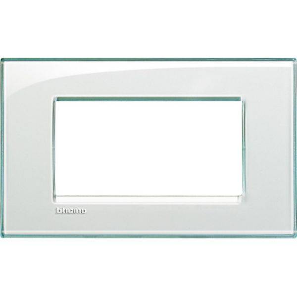 Placa Quadrada 4 Postos 5X2 - Acquamarina