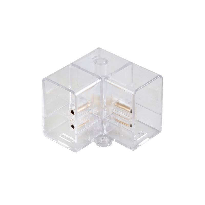 Juncao L Para Perfil T5 Honey Abs Transparente