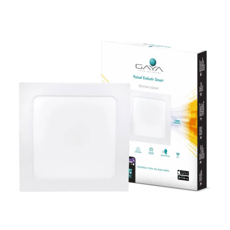 PAINEL EMBUTIR QUADRADO CCT SMART