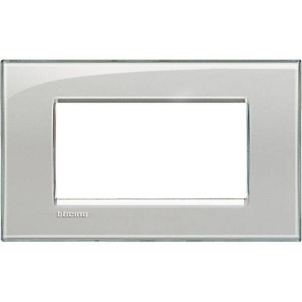 Placa Quadrada 4 Postos 5X2 - Grigio Ghiaccio
