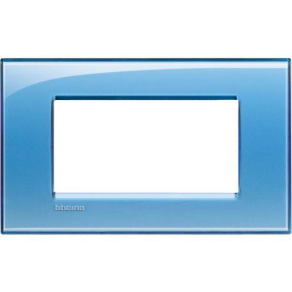 Placa Quadrada 4 Postos 5X2 - Azzurro