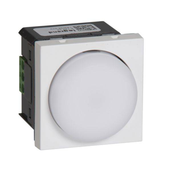 Arteor - Luz de emergência LED 2M quadrada - Plug-in autônoma - 110-240V AC - Bateria recarregável