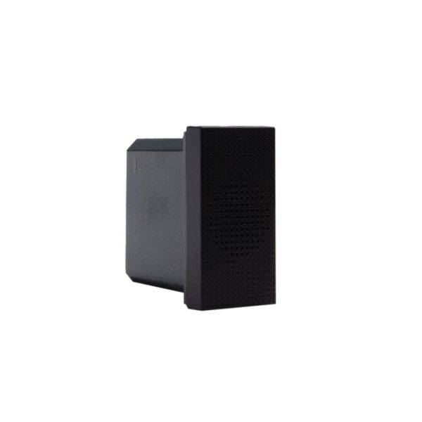 Matixgo - Campainha cigarra 230V preto - IP20 - 80dB - Instalação em módulo