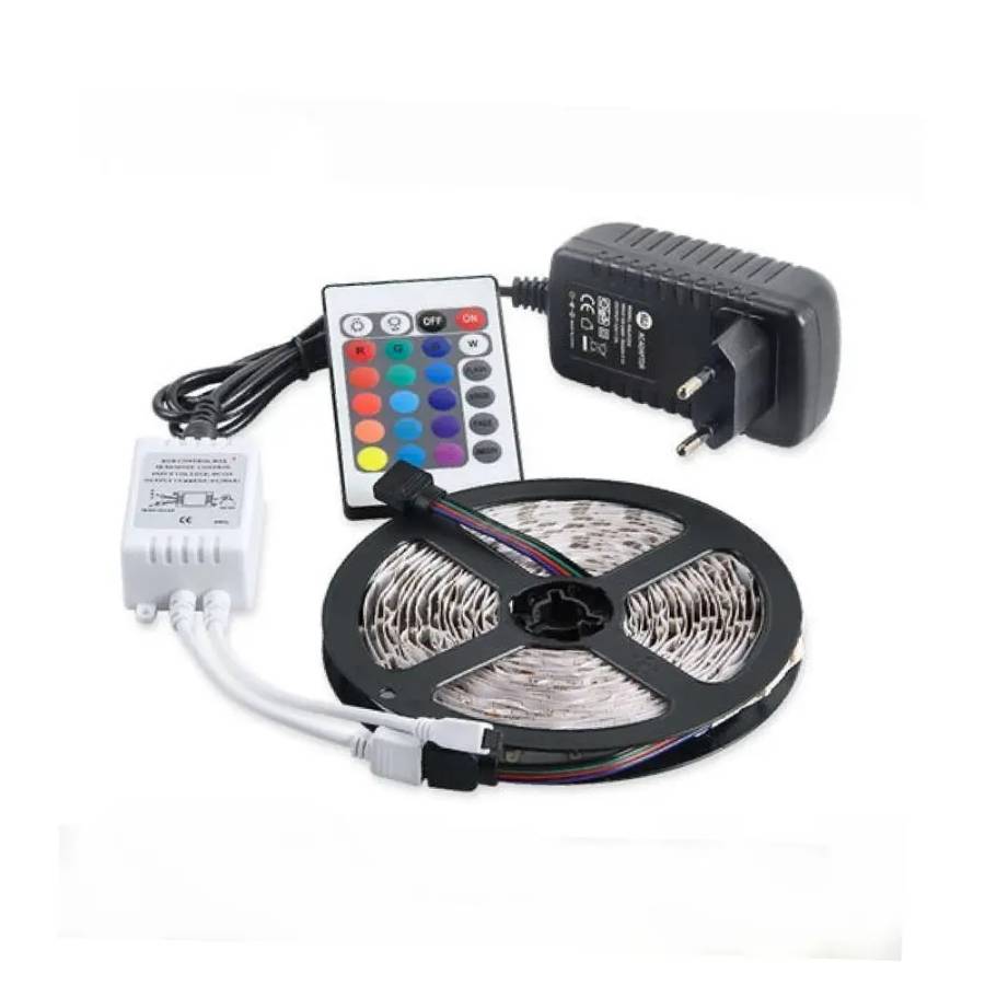 KIT FITA RGB 5050 12V-ROLO DE 5 METROS