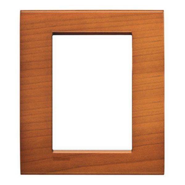 Placa Quadrada 3+3 Postos 4X4 - Ciliegio Americano