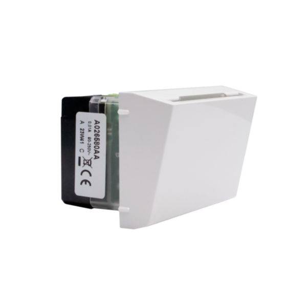 Matixgo - Interruptor por cartão RF 3M branco - Rfid - 250V AC - Montagem embutida - 2 modulos
