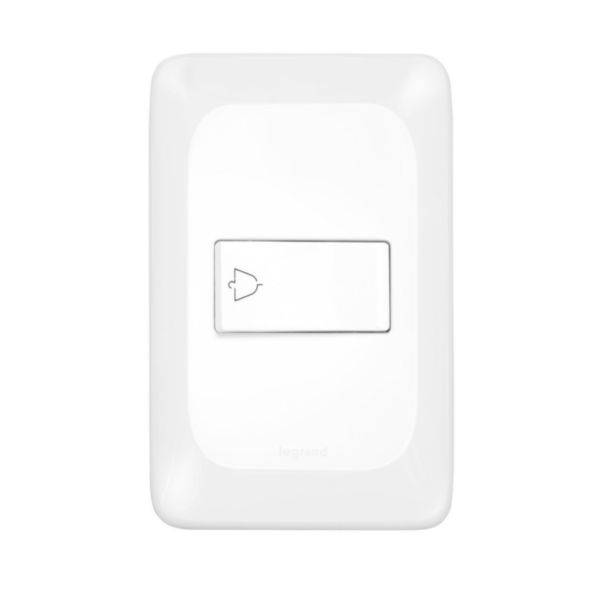 Pulsador Campainha 2A 250V 4X2 - Pial Pop
