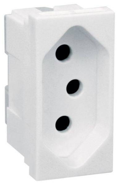 Tomada 2P+T 10A Branca