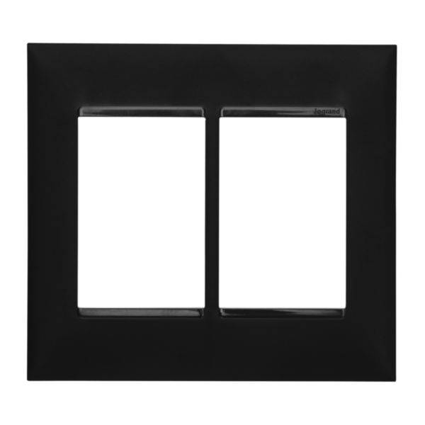 Placa 3+3 Postos 4X4 Preta - Pial Plus+