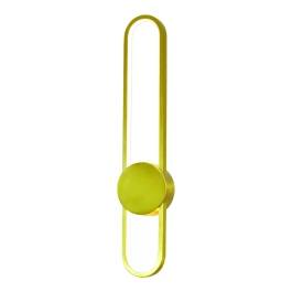 Arandela de Parede LED 3000K 25W Bivolt 60x10cm Metal e Silicone Bronze