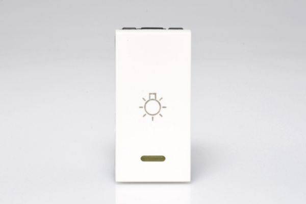 Pulsador Led Dimmer 10A 1M Quadrado Branca Arteor