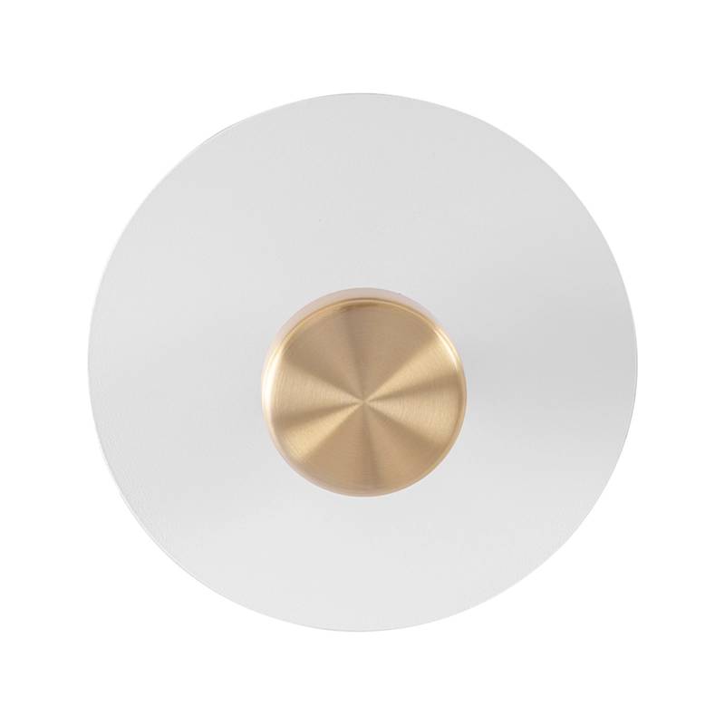 Arandela Led Aluminio Dourado 4w 280lm 3000k Slice